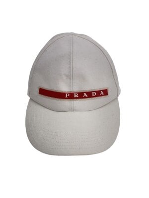 PRADA(プラダ) / 三角ロゴプレート/ベースボールキャップ/XS/ナイロン