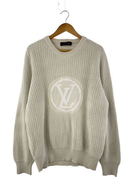 LOUIS VUITTON(ルイヴィトン) / サークルLVロゴ/シルク混/ニット 