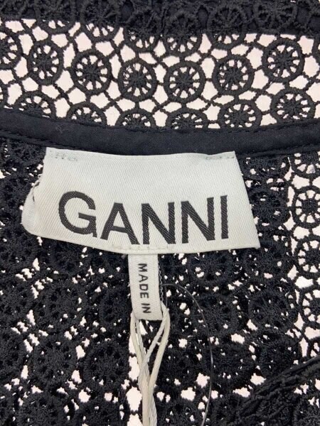 GANNI(ガニー) / レースカフタンブラウス/半袖ブラウス/S/ポリエステル 