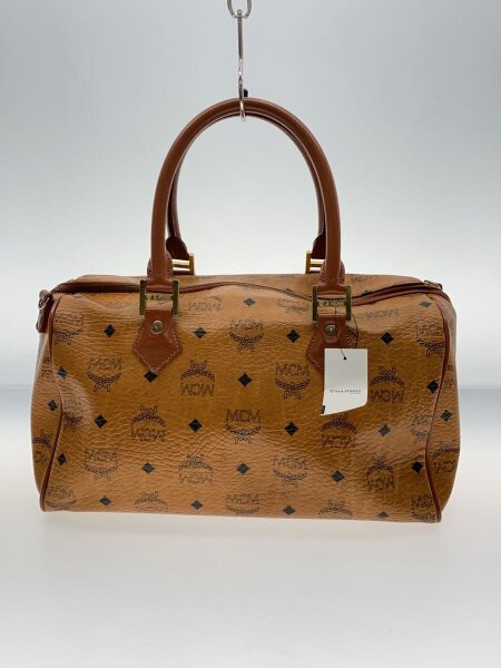 MCM(エムシーエム) / ミニボストンバッグ/レザー/BRW/総柄 | 中古品の 