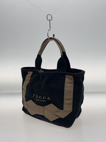TOCCA(トッカ) / トートバッグ/リボンデザイン/キャンバス/BLK | 中古 