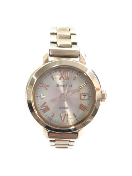 CASIO(カシオ) / ソーラー腕時計_SHEEN/アナログ/ステンレス/SLV/GLD