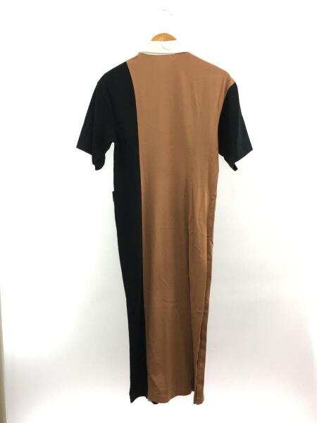 LE CIEL BLEU(ルシェルブルー) / 半袖ワンピース/36/コットン/BRW/無地  