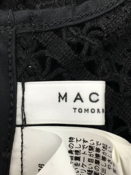 MACPHEE(マカフィ) ⁄ ラッセルレースロングジレ⁄36⁄コットン⁄ブラック