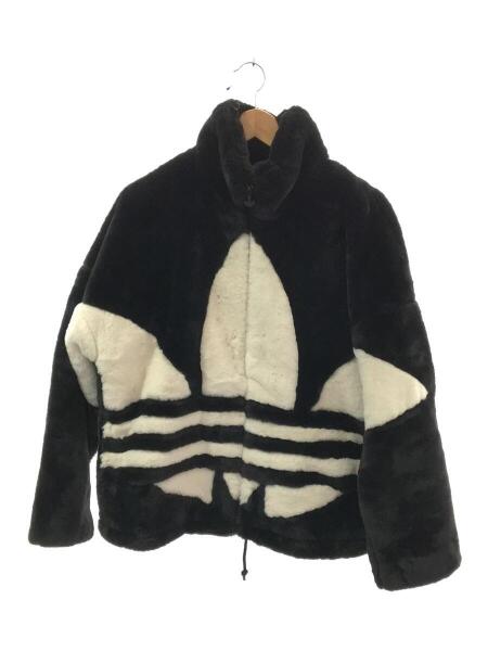 adidas(アディダス) / フェイクファージャケット/L/ポリエステル/BLK 