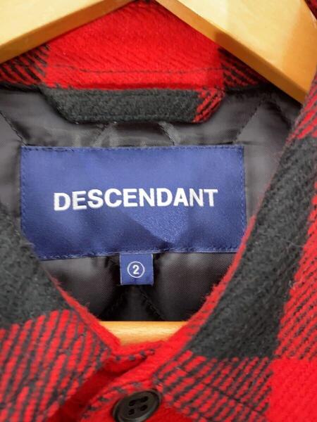 DESCENDANT(ディセンダント) / CLAIRTON SHIRT JACKET/2/コットン/RED 
