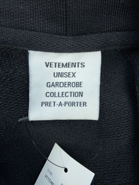 VETEMENTS(ヴェトモン) / 21SS/Logo Patch Hoodie/パーカー/L/コットン 