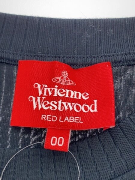 Vivienne Westwood RED LABEL / 7分袖ワンピース/O/コットン/BLK/16-12-532006 Vivienne Westwood RED LABEL(ヴィヴィアンウエストウッドレッド