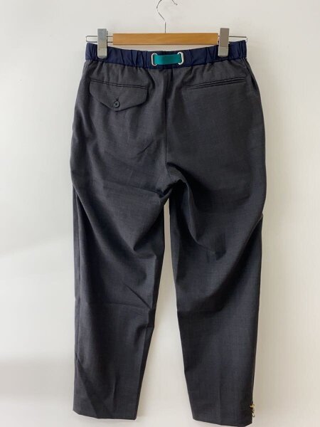 kolor / BEACON / 21SS/トロピカルウールベルテッドパンツ/1/ウール/GRY/21SBM-P20145S// kolor / BEACON(カラービーコン) / 21SS/トロピカルウールベルテッド