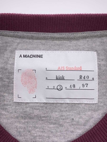 A MACHINE(エーマシーン) / 25SS/Paper Doll Tee/3/ベロア/BRD/無地/25 