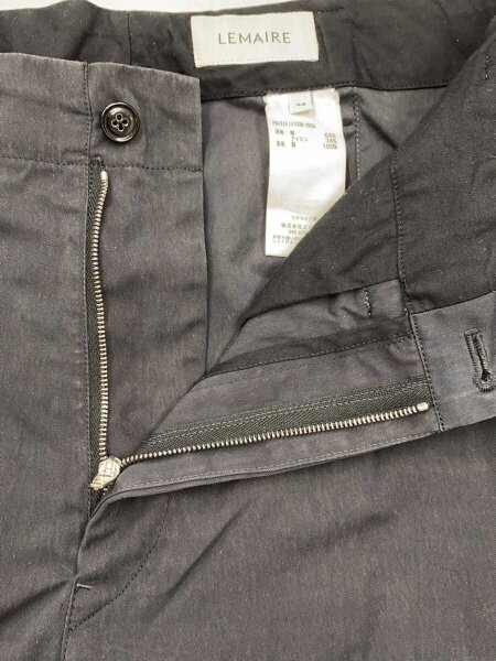 LEMAIRE(ルメール) / ボトム/46/コットン/GRY/25SS/キャロットパンツ 