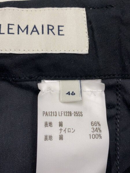 LEMAIRE(ルメール) / ボトム/46/コットン/GRY/25SS/キャロットパンツ 