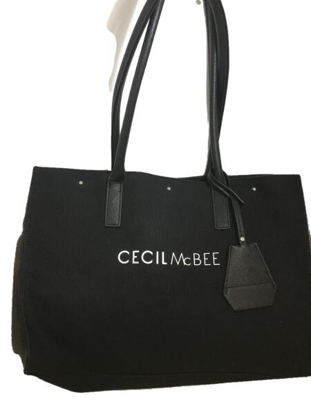 CECIL McBEE(セシルマクビー) / トートバッグ/キャンバス/ブラック 