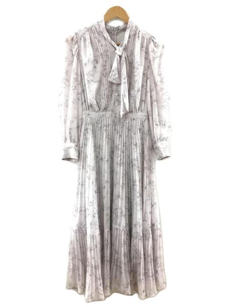 JUSGLITTY(ジャスグリッティー) / 22SS/ボウタイプリーツワンピース/1 