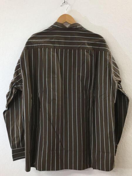 no.(ナンバー) / U/F STRIPE SHIRT/2/コットン/ブラウン/ストライプ/20 