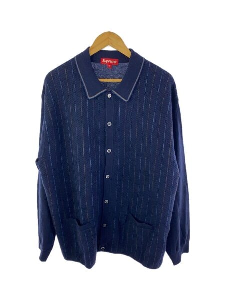 supreme Herringbone Cardigan NAVY XXL Supreme Herringbone Cardigan