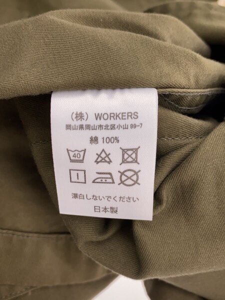 WORKERS(ワーカーズ) / ジャケット/36/コットン/カーキ | 古着の販売