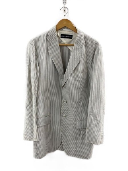 ISSEY MIYAKE(イッセイミヤケ) / テーラードジャケット/4/コットン/GRY 