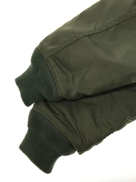 HOUSTON(ヒューストン) / フライトジャケット/M/ナイロン/KHK/無地