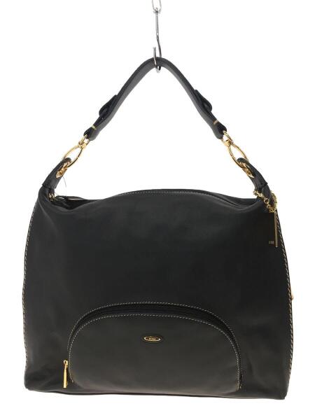 BONIA(ボニア) / ショルダーバッグ/レザー/BLK/無地/080295-004-08-3 