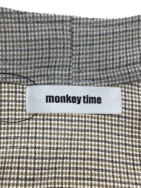 MONKEY TIME(モンキータイム) / PE GUN CLUB CHECK V NECK CARDIGAN/S 