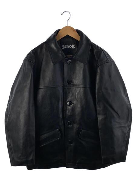 Schott(ショット) / レザージャケット・ブルゾン/M/レザー/BLK/無地