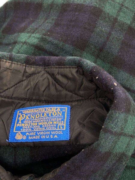 PENDLETON(ペンドルトン) / 長袖シャツ/USA製/70s/ブラックウォッチ/L 