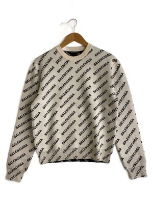 じ*ん様 BALENCIAGA UNIFIT クルーネック ニット セーター ベ BALENCIAGAのニット・セーター検索結果|古着・中古品の通販サイト