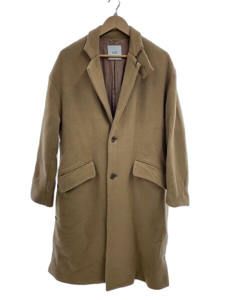 CLANE HOMME(クラネオム) / チェスターコート/1/ウール/CML/無地/25101