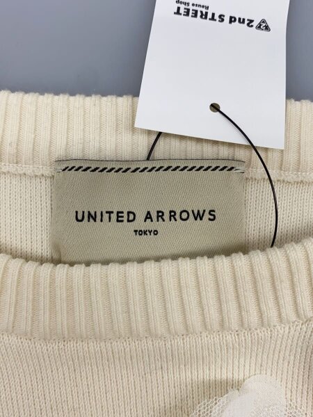 25SS UNITED ARROWS 3Dフラワーモチーフ ニットベスト 新品