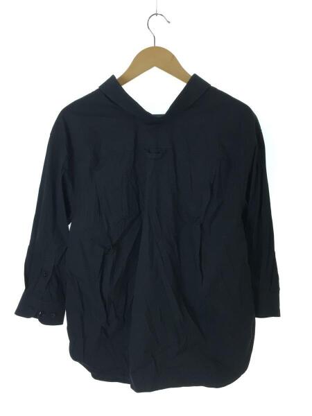 BALENCIAGA(バレンシアガ) / 長袖シャツ/34/コットン/BLK/無地/ボタン 