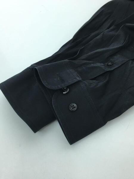 BALENCIAGA(バレンシアガ) / 長袖シャツ/34/コットン/BLK/無地/ボタン 