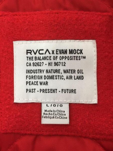 RVCA(ルーカ) / スタジャン/L/ウール/RED | 古着の販売・通販なら 
