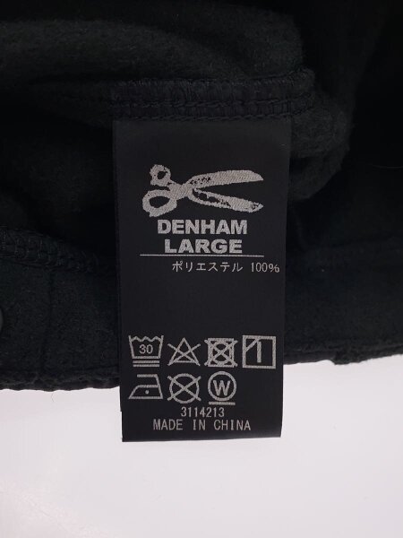 DENHAM / フリースジャケット/L/ポリエステル/BLK/01-21-09-60-876 DENHAM(デンハム) / フリースジャケット/L/ポリエステル/BLK/01-21-09