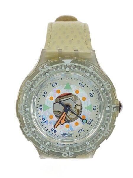 SWATCH(スウォッチ) / クォーツ腕時計/アナログ/CLR/WHT | 中古品の 