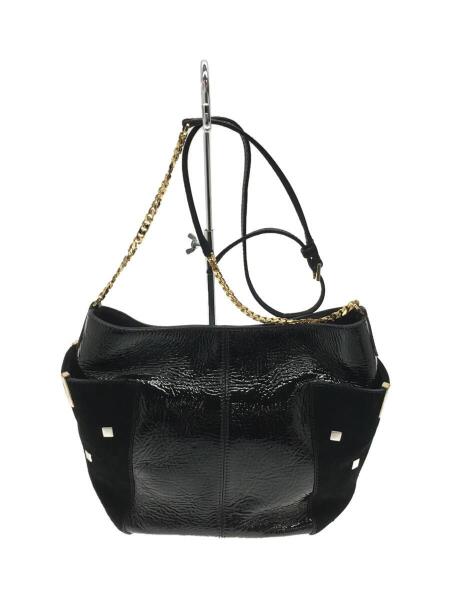 【♡♡♡】JIMMY CHOO ショルダーバッグ 黒 スエード スタッズ JIMMY CHOO ショルダーバッグ 黒 スエード スタッズ
