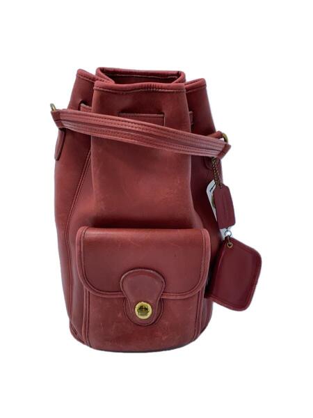 COACH(コーチ) / リュック/レザー/RED/無地/オールドコーチ | 中古品の 