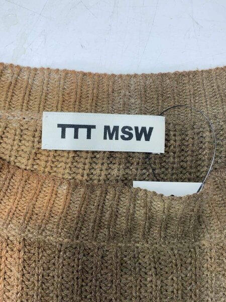 TTT_MSW(ティー) / 20AW/EMOTIONAL KNIT /ニット・セーター/FREE 