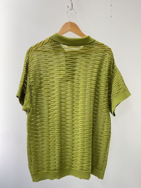 NAMACHEKO / Namacheko Polo Shirts GREEN/Taske Scale/ポロシャツ/S/コットン/GRN NAMACHEKO(ナマチェコ) / Namacheko Polo Shirts GREEN/Taske Scale