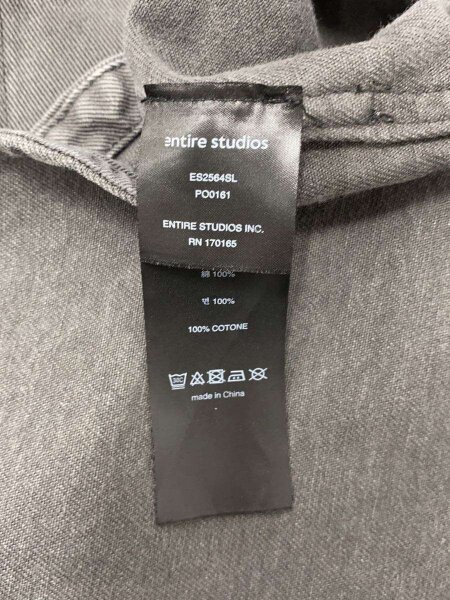 entire studios(エンタイアスタジオ) / Herculean Shirt in Stonelight