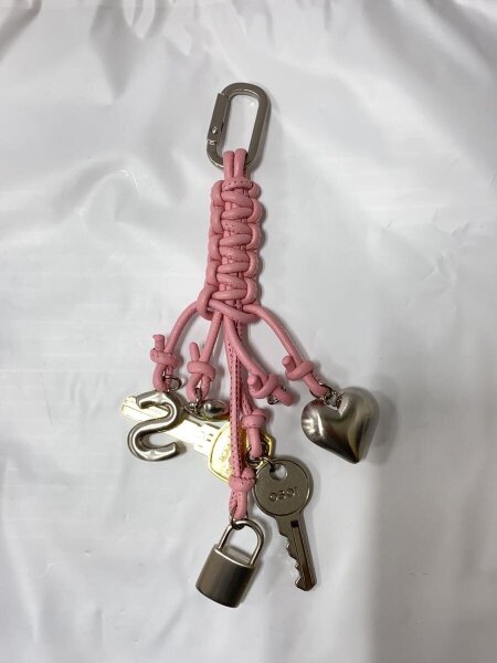 OSOI(オソイ) / ロープキーリング/キーホルダー/--/PNK/ピンク/無地