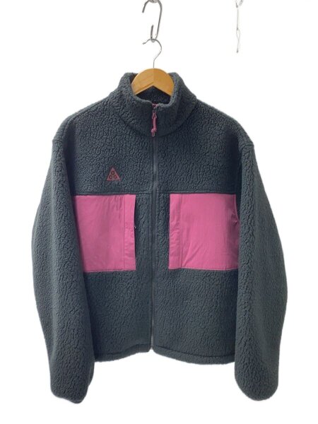 Nike フリースジャケット ピンク/ブラック ボアジャケット NIKE ACG 