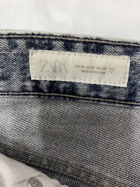 ZARA(ザラ) / ワイドデニムパンツ/28/デニム/インディゴ/無地/0943/400 