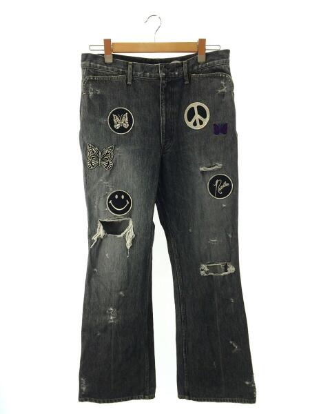 Needles(ニードルズ) / Assorted patches boot-cut jean-13oz/ブーツ 