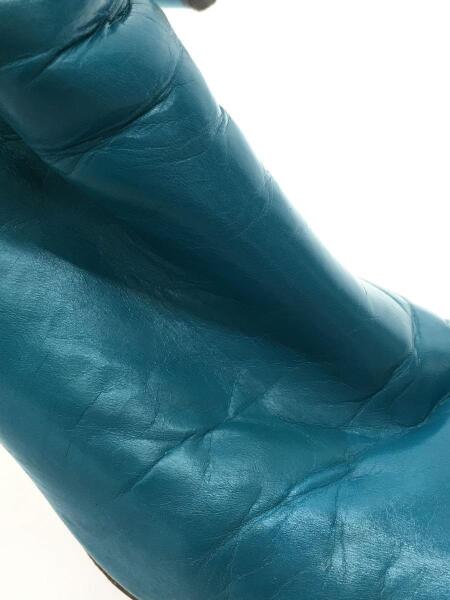 BOTTEGA VENETA(ボッテガヴェネタ) / ブーツ/38/BLU/レザー/スクエア