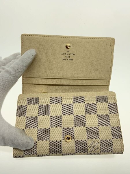 LOUIS VUITTON / ポルト・モネ・ビエ・トレゾール_ダミエ・アズール/PVC/WHT/レディース LOUIS VUITTON(ルイヴィトン) / ポルト・モネ・ビエ・トレゾール_