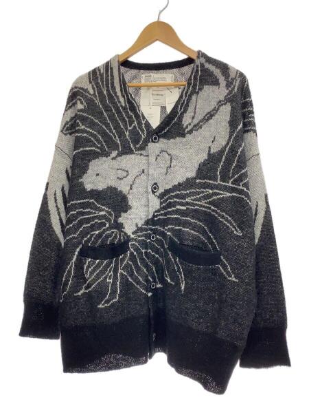 DAIRIKU(ダイリク) / 23SS Leopard Mohair Cardigan Knit/M/モヘア/BLK 