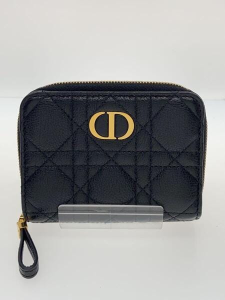 中古 ディオール / DIOR / 二つ折り財布 カナージュ カーフスキン - 二 