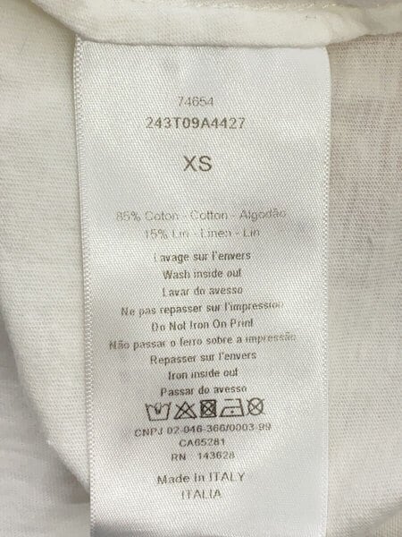 クリスチャンディオール CHRISTIAN DIOR 243T09A4427 Tシャツ Christian Dior(クリスチャンディオール) / Tシャツ/XS/コットン/WHT