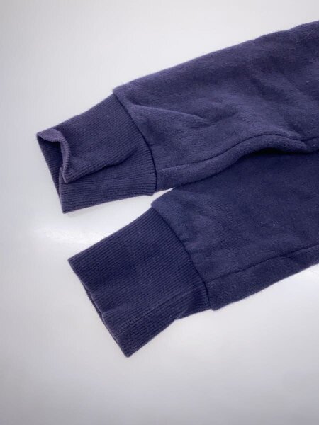 バーバリーブルーレーベル　パーカー　トレーナー　38 ネイビー　ファー付き BURBERRY BLUE LABEL(バーバリーブルーレーベル) / ファー付き/ジップ